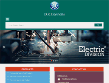Tablet Screenshot of drelectricals.com
